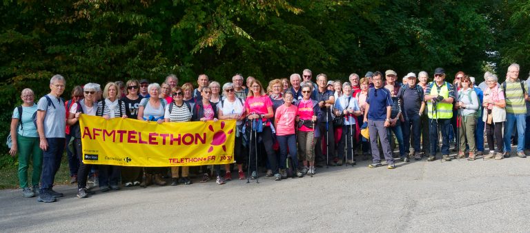 Marche au chalet au profit du Téléthon